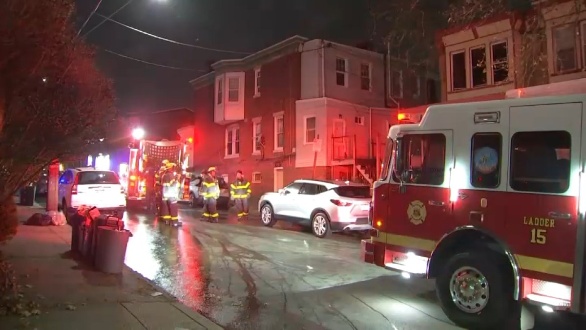 Fire crews work to extinguish flames at Frankford rowhome – NBC10 Philadelphia