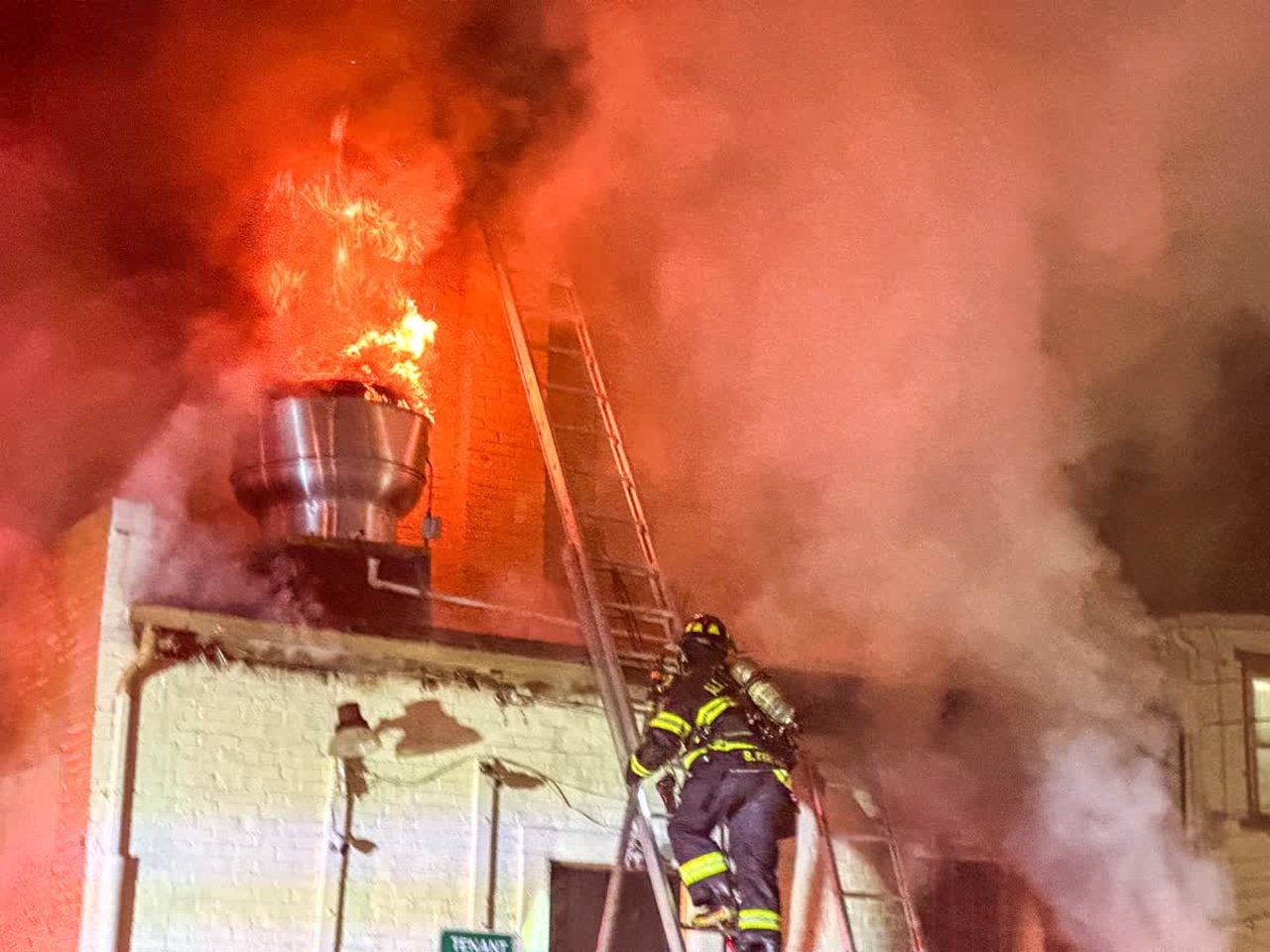 Happy Garden restaurant fire