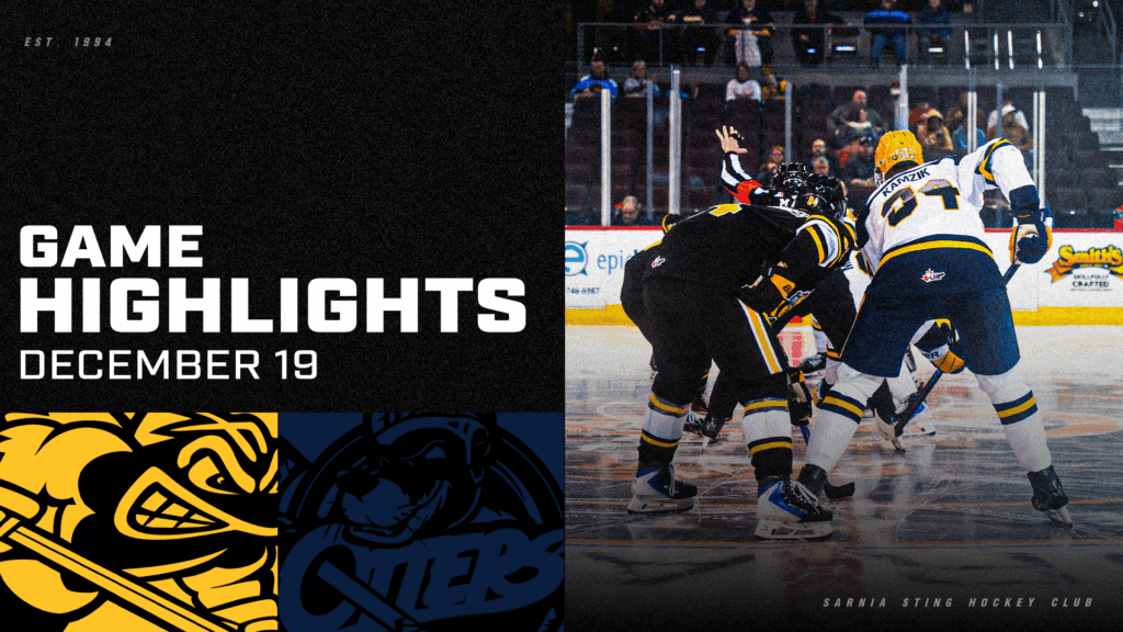 A Four Goal Eruption In The First Sends Erie Past Sarnia 6-2