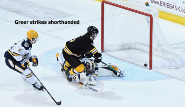 Otters seize late victory - North Bay Battalion