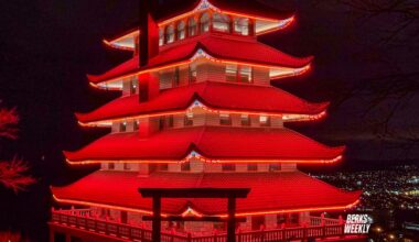 City of Reading announces the return of Pagoda’s Christmas Eve blinking tradition