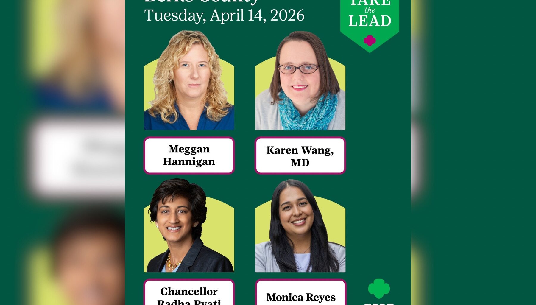 Girls Scouts of Eastern PA announces 2026 Take the Lead Berks County honorees