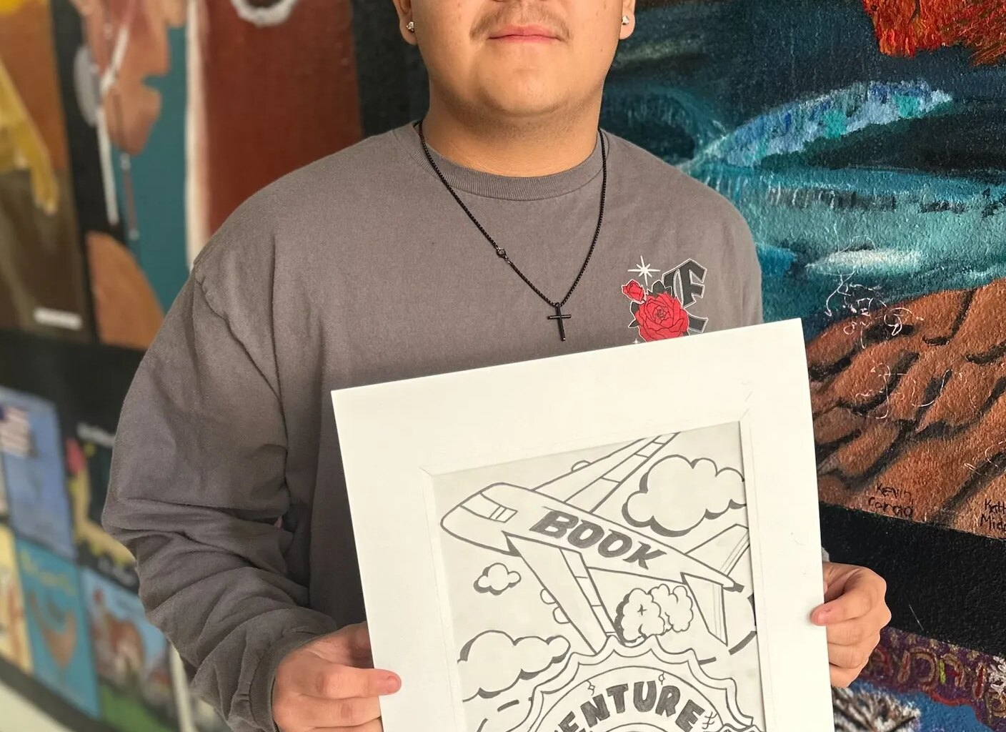 Carson City student earns Honorable Mention for Reading Week Art Contest