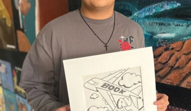 Carson City student earns Honorable Mention for Reading Week Art Contest