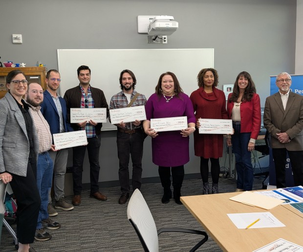 Budding community entrepreneurs who demonstrated creativity and drive were awarded IMAGINE Your Business grants at a ceremony in November at Penn State Berks. (Courtesy of Penn State Berks)