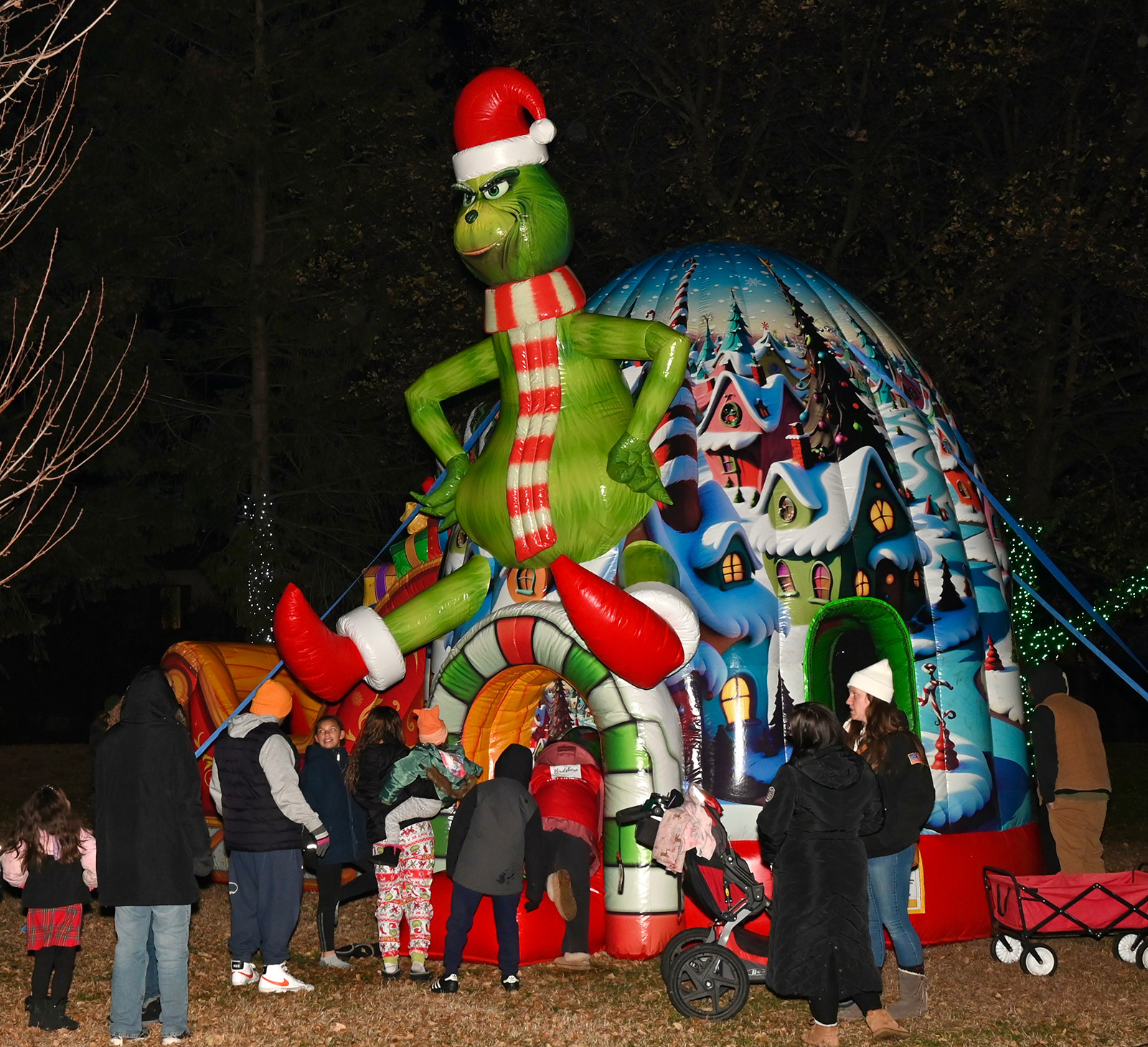 Christmas in Birdsboro offered several inflatables including the always popular...