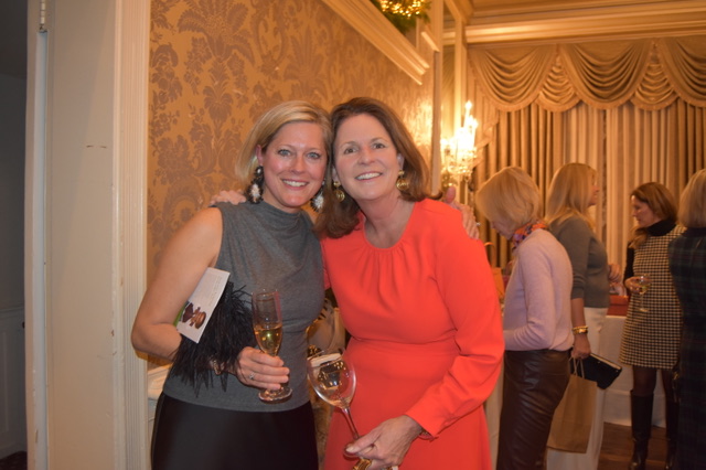 Tracey Steele spends time with Merritt Weber, CHOP womenâs committee...