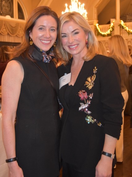 Deirdre Barnes and Jean Goins, womenâs committee member enjoyed the...