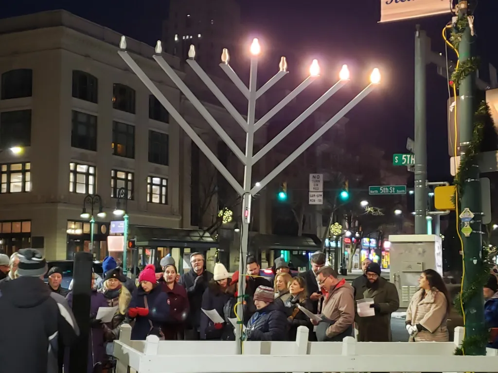 Reading Hanukkah Menorah Lighting Emphasizes Light, Hope Amid Antisemitism