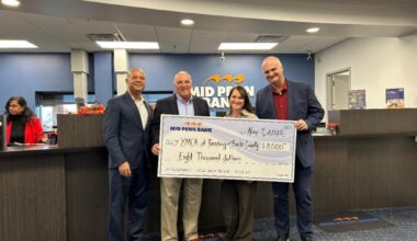 Mid Penn Bank donates $8,000 to YMCA of Reading & Berks