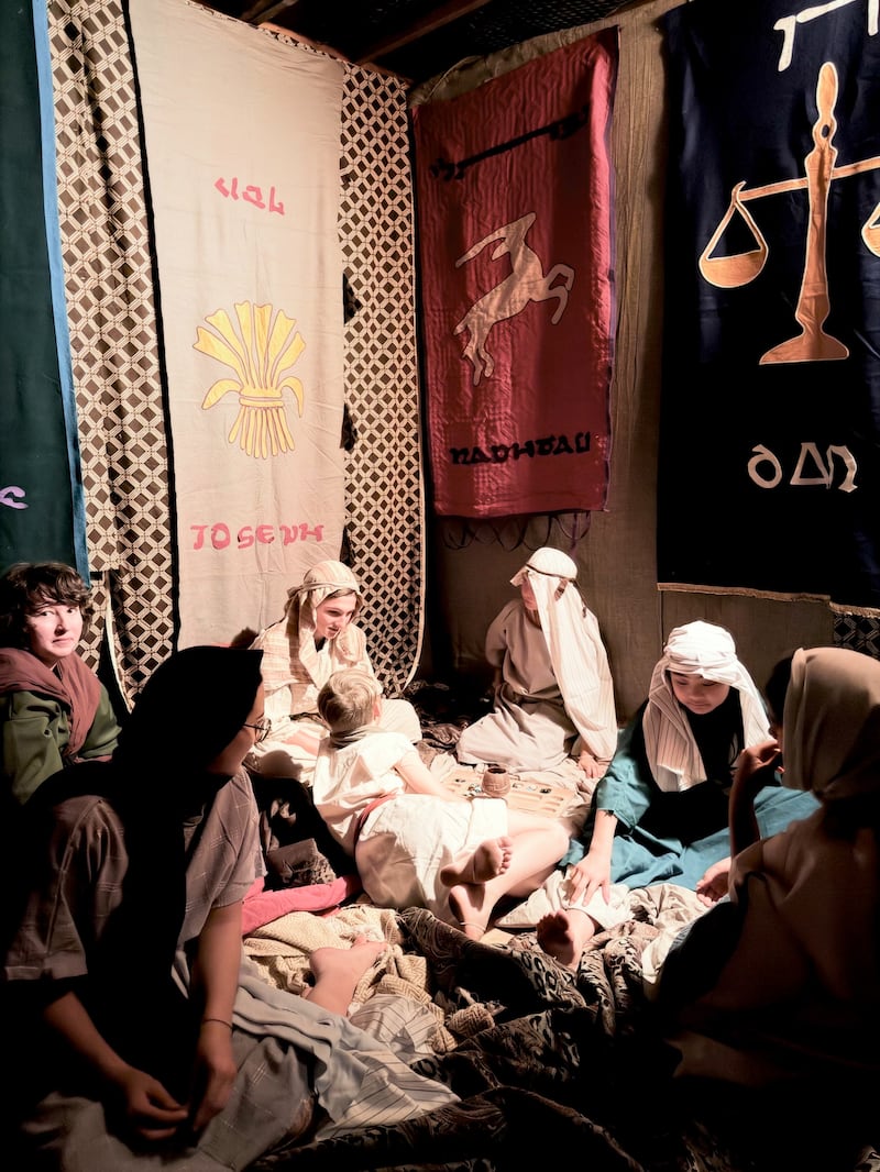 Volunteers take part in the Bethlehem Walk of Escondido, which ran Dec. 12-14, 2025, at the Escondido California Stake Center.