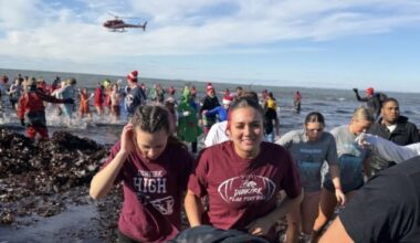 Thrill for the chill: Dunkirk, Fredonia take plunge to raise funds | News, Sports, Jobs