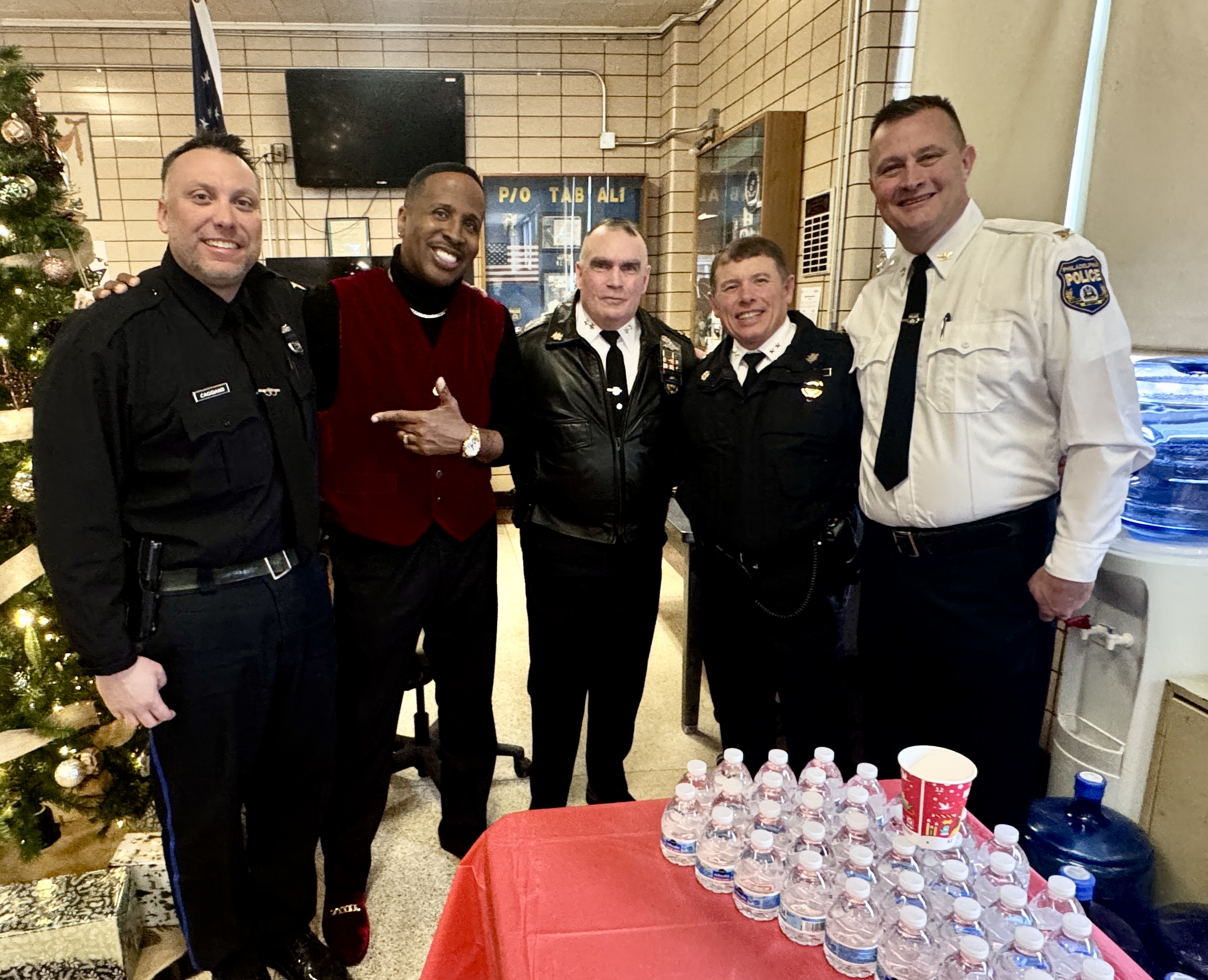 Dee The Magician kept Philly police brass in stitches throughout...