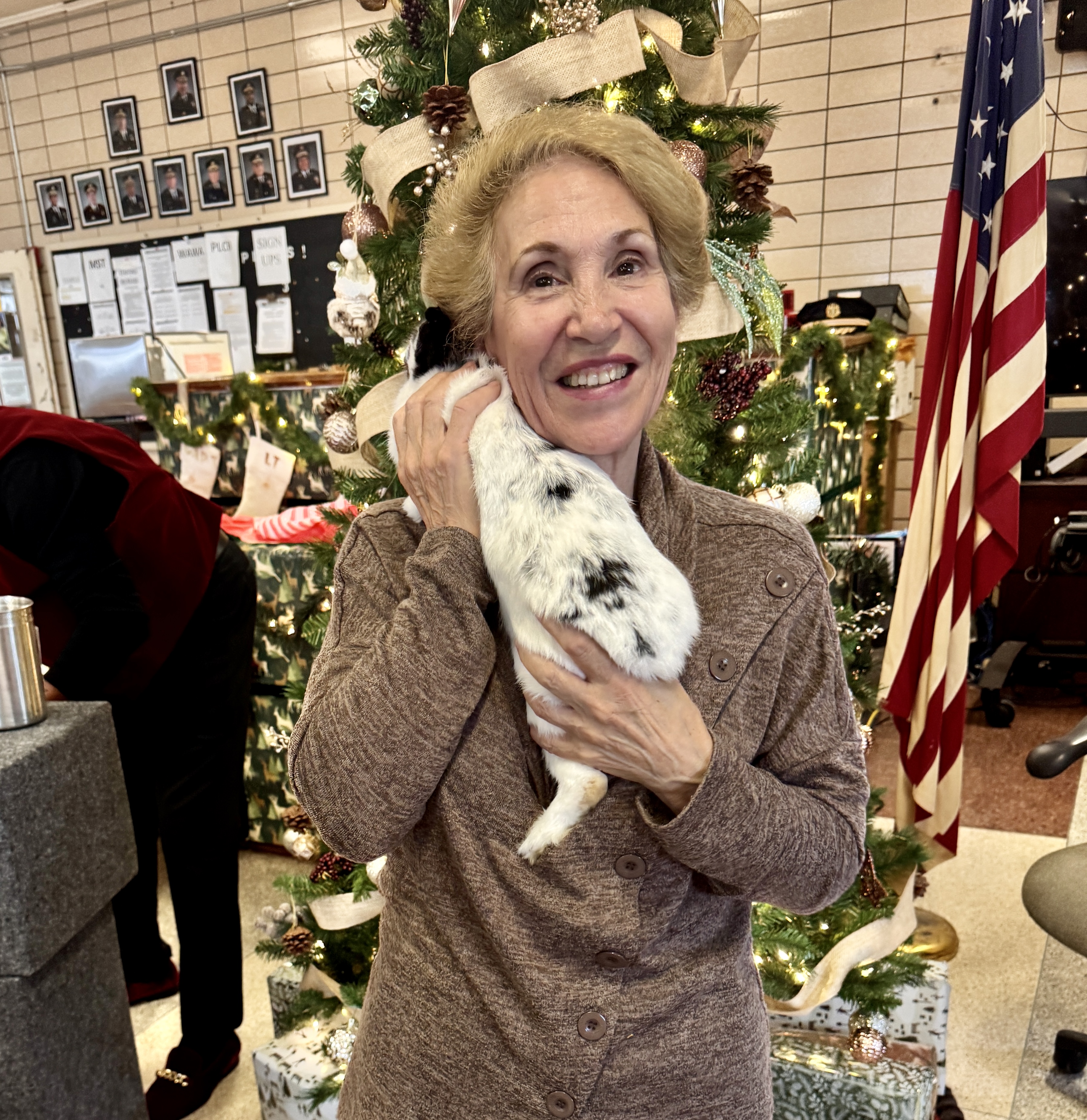 PDAC member Maria O’Leary patiently waited for her chance to...