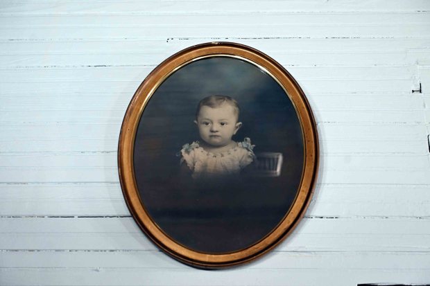 A photograph of the venue's namesake is displayed at Emily's Event Venue, 3790 Morgantown Road, Robeson Township. (BILL UHRICH/MEDIANEWS GROUP)