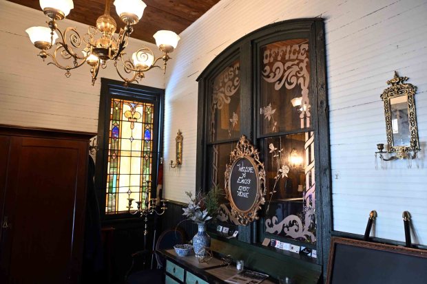 The entranceway at Emily's Event Venue, 3790 Morgantown Road, Robeson Township. (BILL UHRICH/MEDIANEWS GROUP)