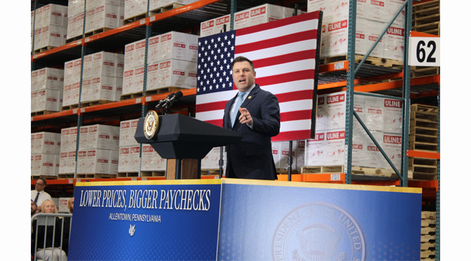 Mackenzie, Vice President Vance Highlight Economic Progress for Working Families in the Lehigh Valley