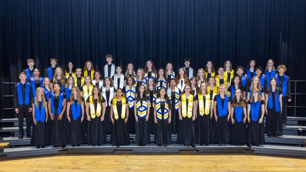 The 2025-26 Valley View High School Chorus will perform at Anthony Nunziata's "Christmas & Italy" concert Friday, Dec. 19, at 7 p.m. at the Theater at North in Scranton. (Courtesy of Gina Pascolini)