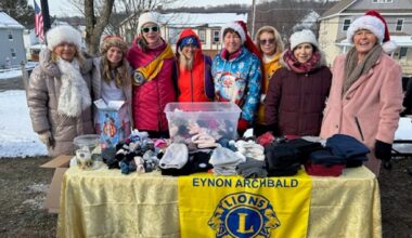Eynon-Archbald Lions Club participates in Santa Train event