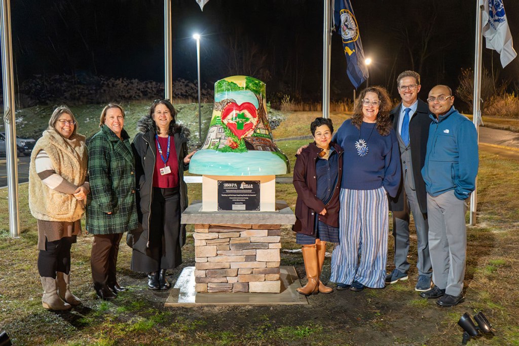 Wright Center dedicates Liberty Bell in Jermyn