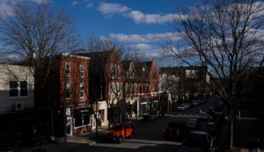 Shops along Lancaster Avenue in Ardmore.
