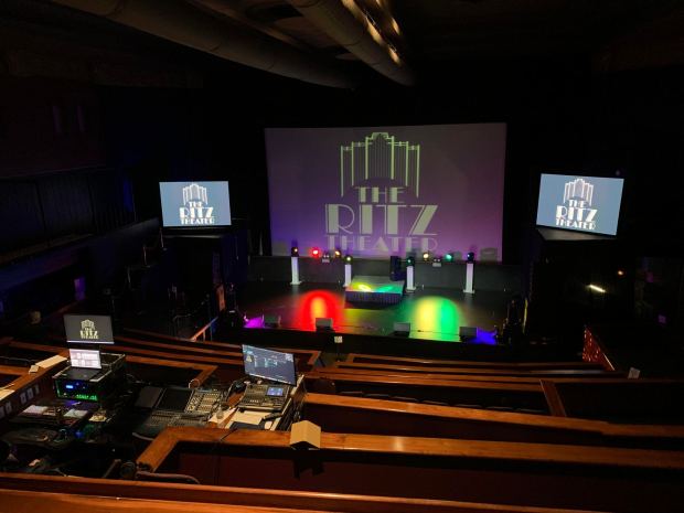 The inside of The Ritz Theater in downtown Scranton on June 25, 2024. (JIM LOCKWOOD / STAFF PHOTO)