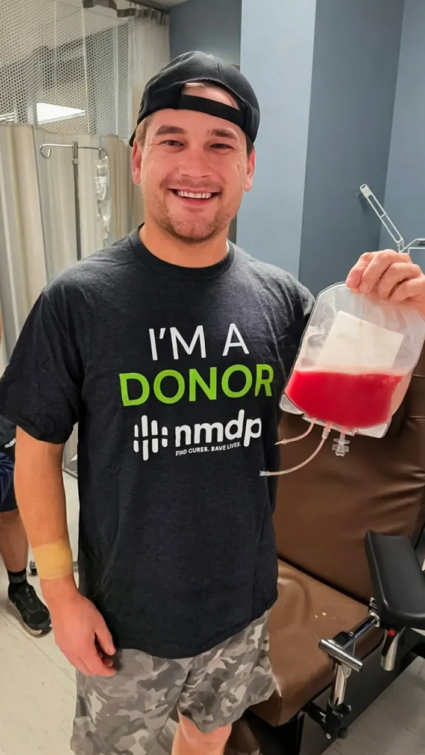 Cody Petcavagea Mid Valley alumnus and baseball player donated stem cells to a 67-year-old man slated to have the cells transplanted on Christmas Eve. Petcavage was originally hoping to be a match for such a transplant for his friend Eddie Kaufman. Kaufman passed away in October and now Petcavage is making the donation in memory of his friend. (SUBMITTED)