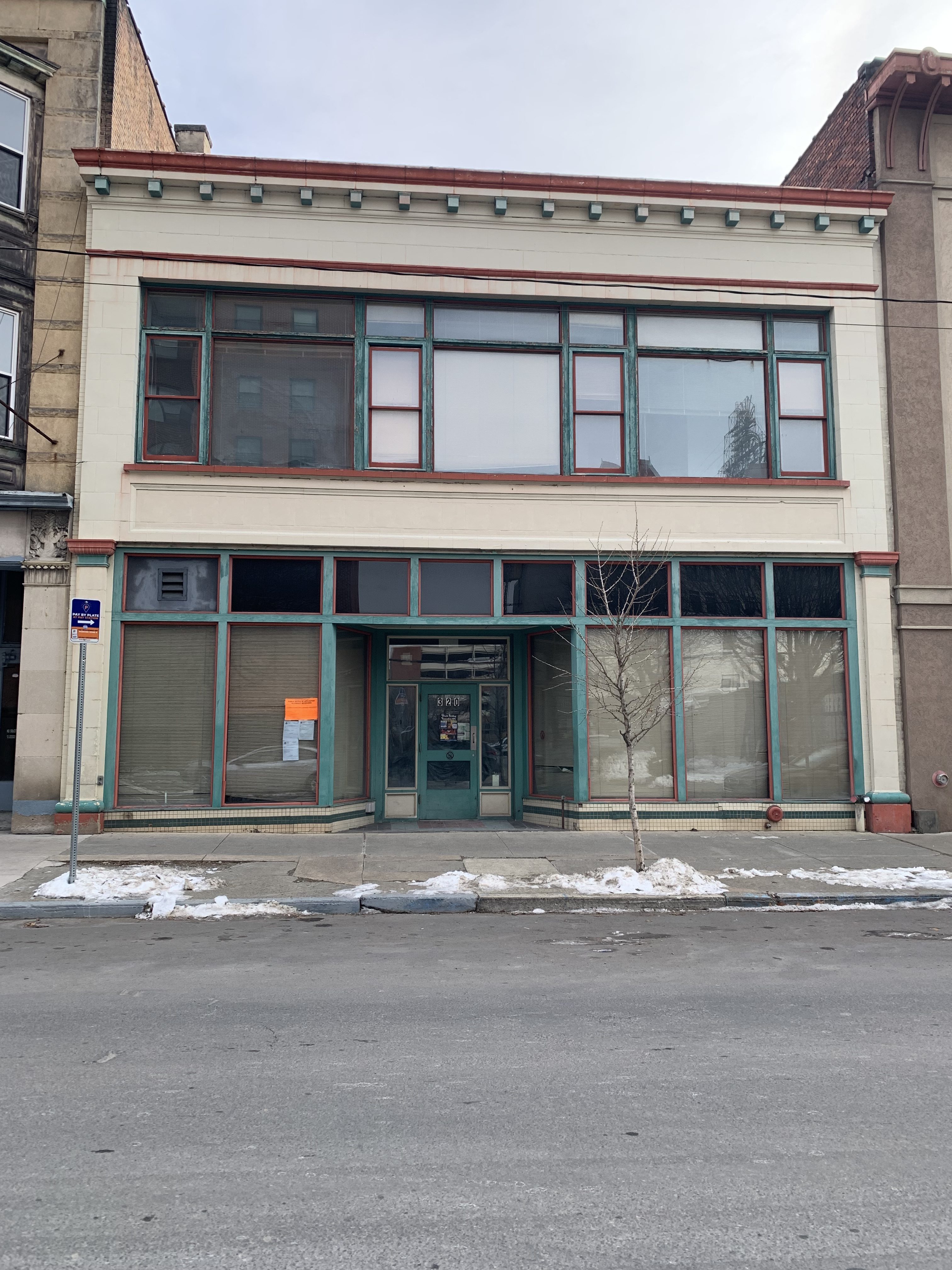 The future home of the Scranton Comedy Club, the building...