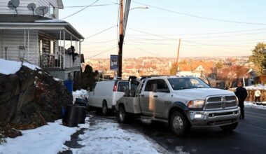 Van hits parked cars on Pittston Avenue in Scranton