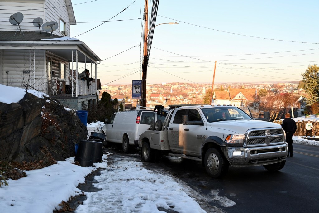 Van hits parked cars on Pittston Avenue in Scranton