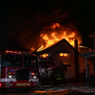 A fire at 3229 Cedar Ave. in Scranton on Sunday,...