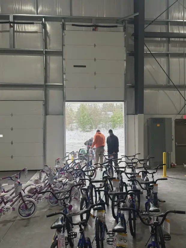 Senator Marty Flynn hosted a bike donation event supporting children across the 22nd Senatorial District. The bicycles were distributed to 2,000 children in school districts across the area. (SUBMITTED)