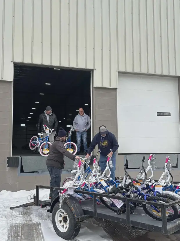 Senator Marty Flynn hosted a bike donation event supporting children across the 22nd Senatorial District. The bicycles were distributed to 2,000 children in school districts across the area. (SUBMITTED)