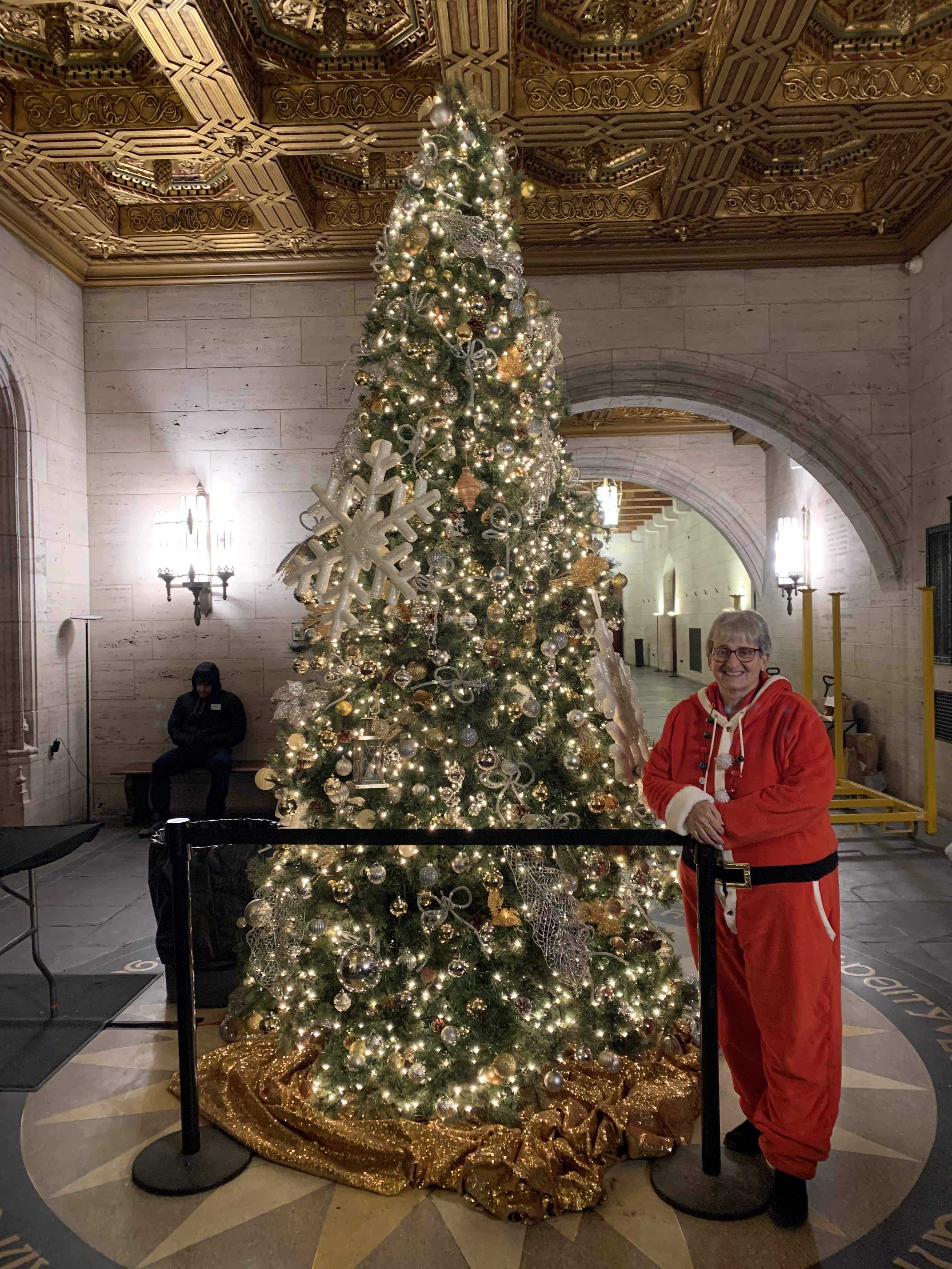Ann Williams of the Friends of the Poor and Catherine...