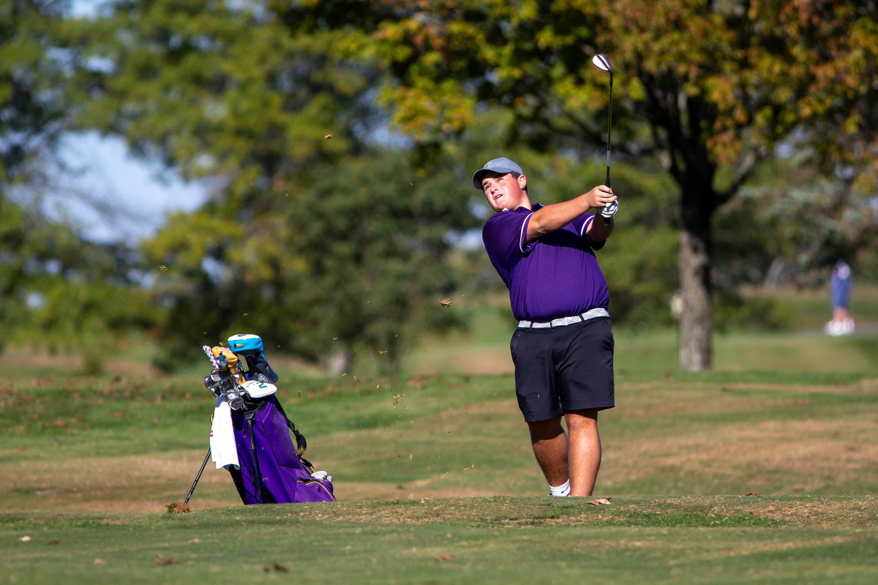 Scranton Prep’s Ben Boyanoski takes a swing during the District...