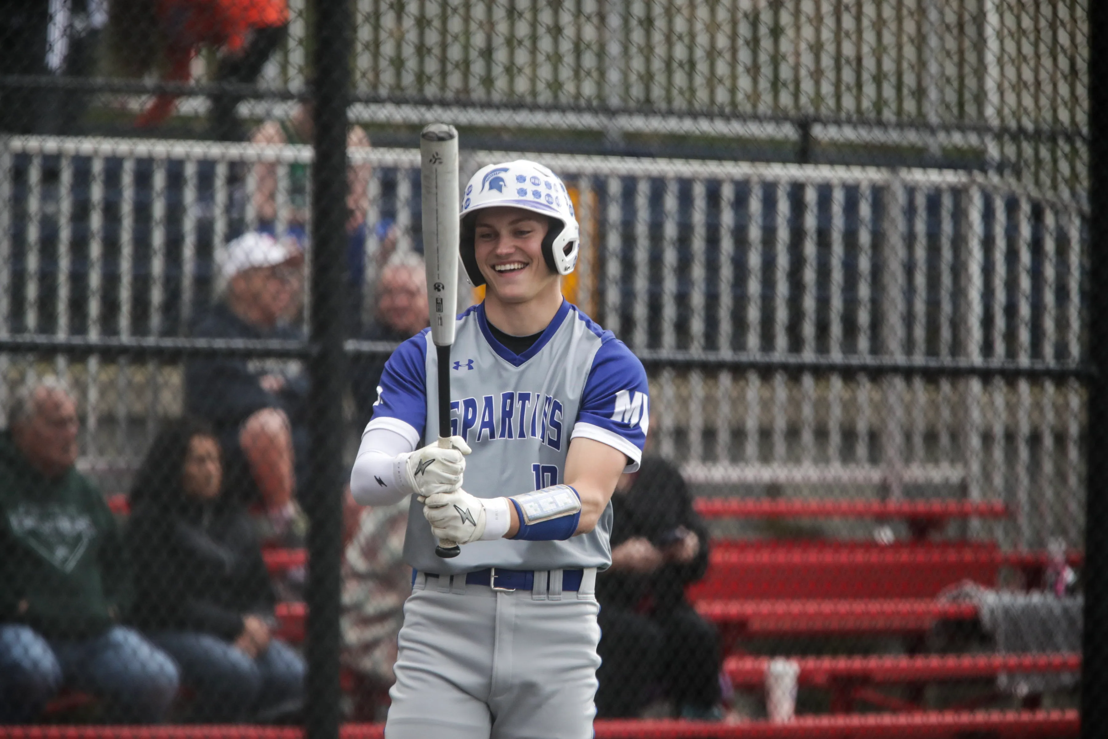 Eddie Kaufman bats for Mid Valley during a game against...