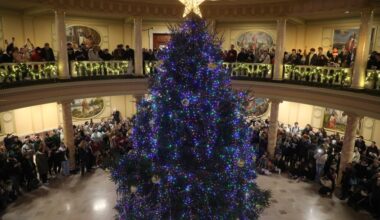 Marywood lights a Christmas tree, welcomes reindeer – Scranton Times-Tribune