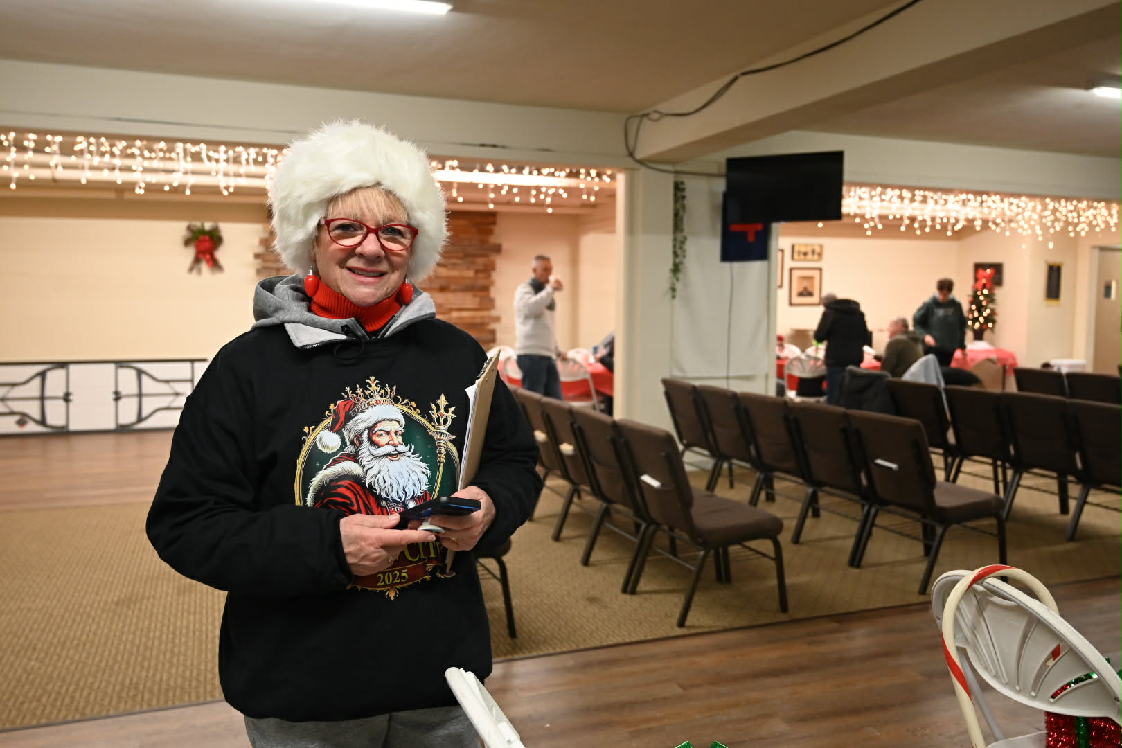 Kim Onda Atkinson, organizer of the Kris Kringle Market in...