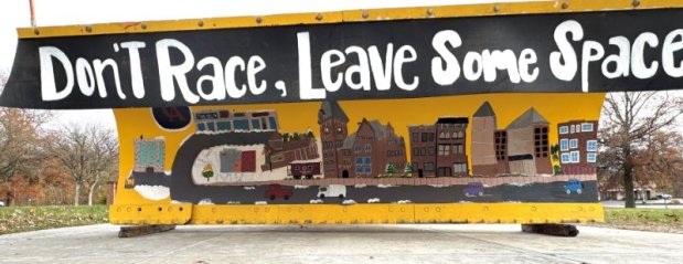 Carbondale Area High School's entry in PennDOT's 2025 Paint the Plow contest. (SUBMITTED)