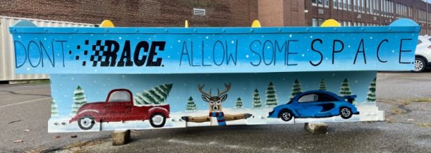 Dunmore High School's entry in PennDOT's 2025 Paint the Plow contest. (SUBMITTED)