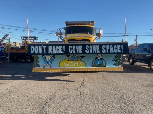 West Scranton High School's entry in PennDOT's 2025 Paint the Plow contest. (SUBMITTED)