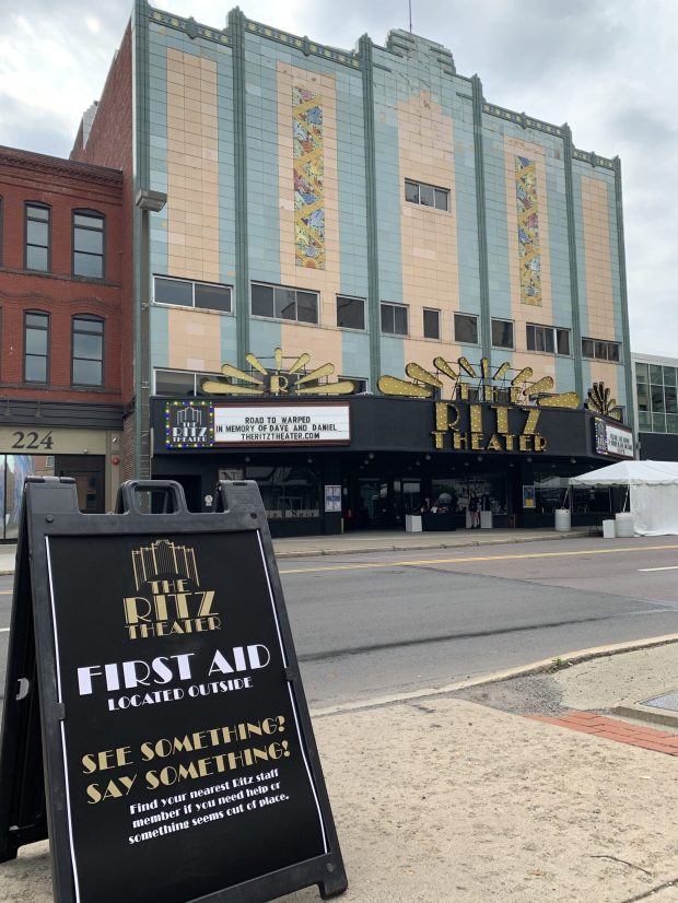 The Ritz Theater on Wyoming Avenue in downtown Scranton on June 13, 2025. (JIM LOCKWOOD / STAFF PHOTO)