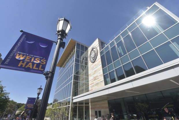The University of Scranton's newly dedicated Weiss Hall. (CHAD SEBRING/STAFF PHOTO)