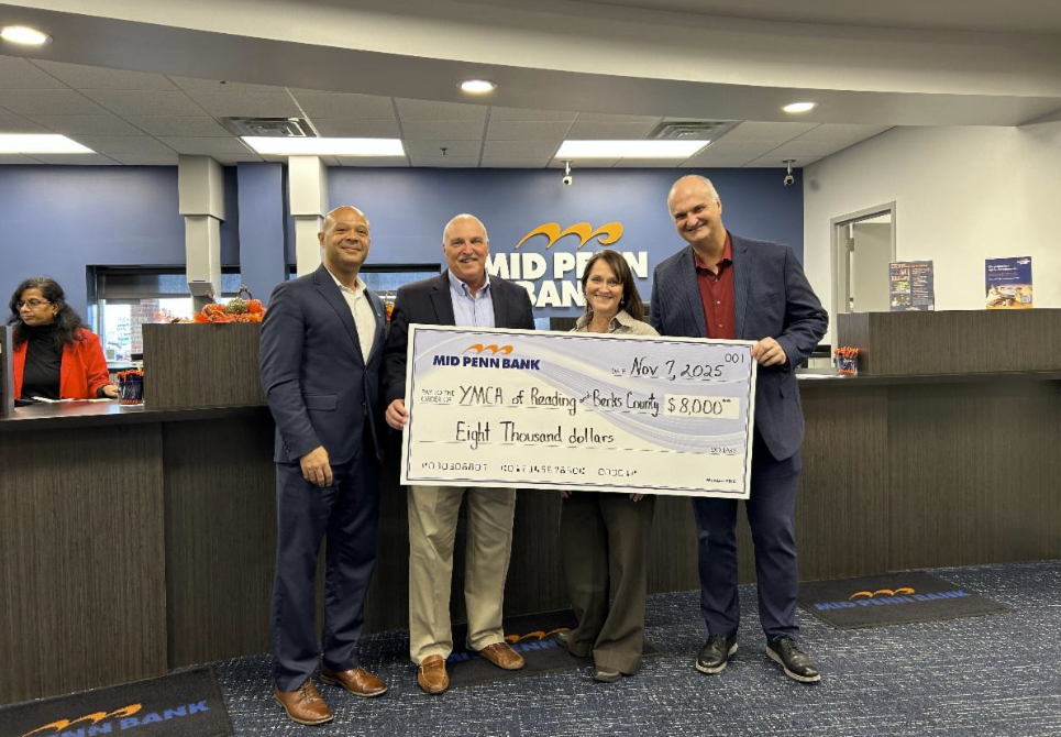 Mid Penn Bank Supports YMCA of Reading & Berks County’s Early Learners
