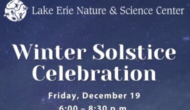 Winter Solstice Celebration at Lake Erie Nature and Science Center