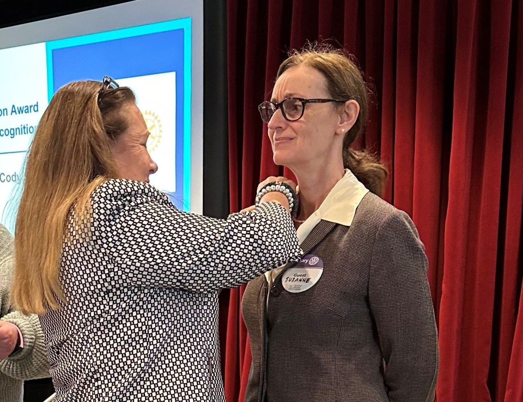 Suzanne Cody honored by Rotary for community impact