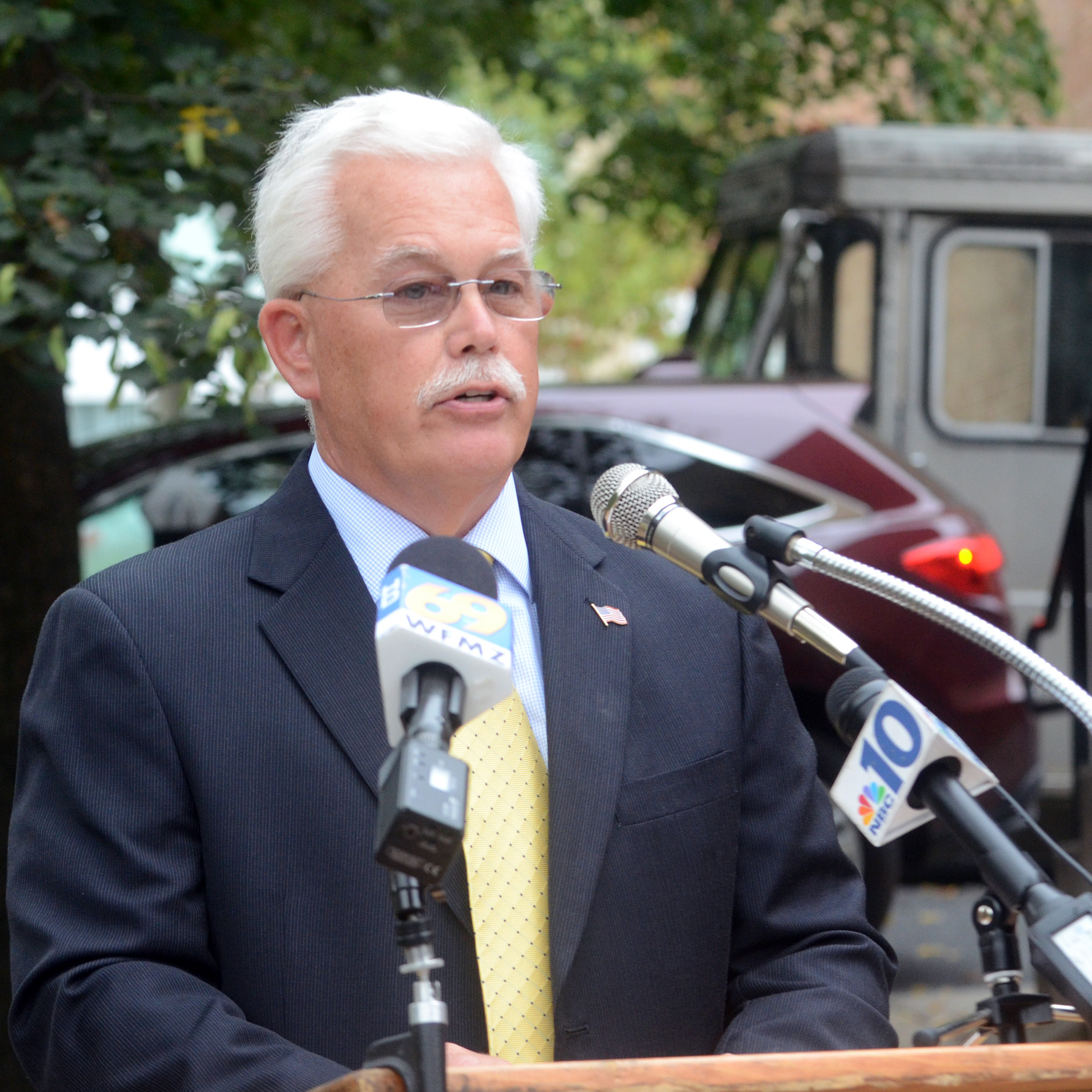 Luke Cunningham, Chair of the Bethlehem Economic Development Corporation, as...