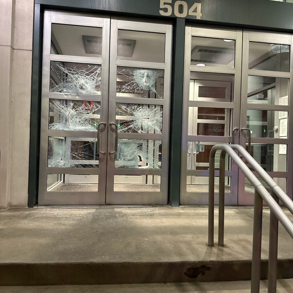 Allentown man shattered doors at federal courthouse, police say