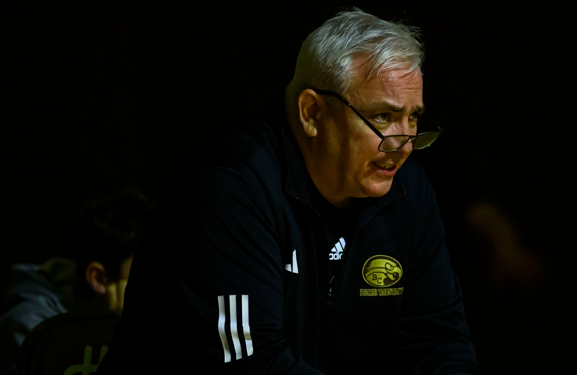 Bethlehem Catholic's Mike Cole coaches against Easton on Wednesday, Dec.17, 2025, in Bethlehem. (April Gamiz/The Morning Call)