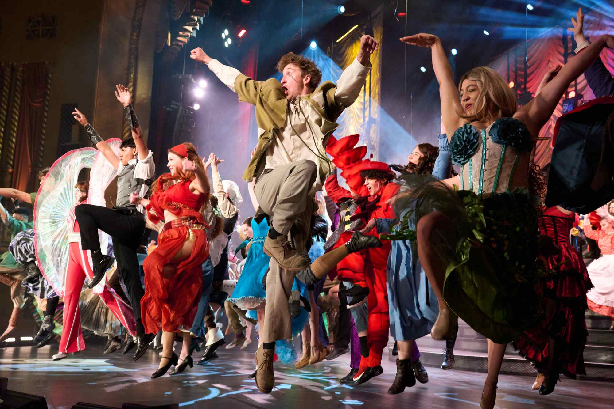 Lehigh Valley high school drama students perform the opening number at the 2025 Freddy Awards on Thursday, May 22, 2025, at the State Theatre in Easton. (David Garrett/Special to The Morning Call)